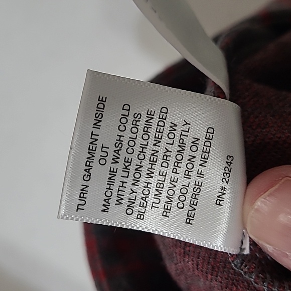 7th Avenue Design Studio Red & Grey Plaid Pullon Pants size Medium - Picture 6 of 10